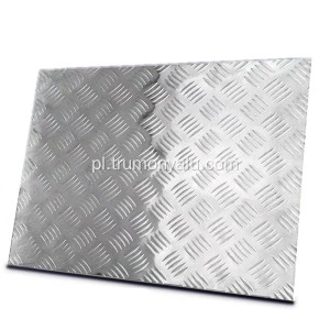 Aluminiowa blacha w kratkę o dużej wysokości do przyczepy